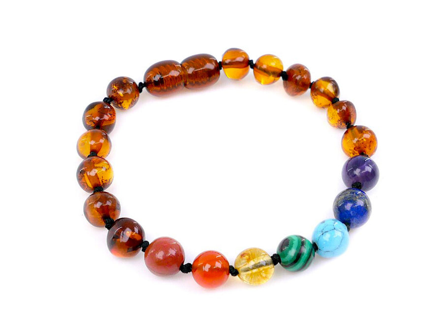 Soothing properties of Amber in a kids' teething accessory.