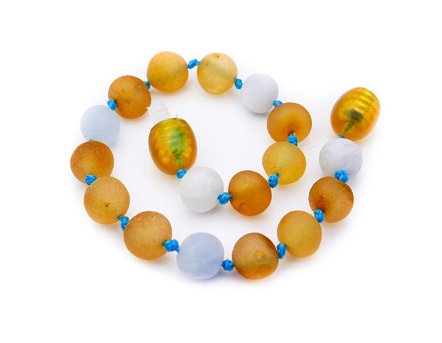 Natural teething solution: Baltic Amber bracelet for kids.