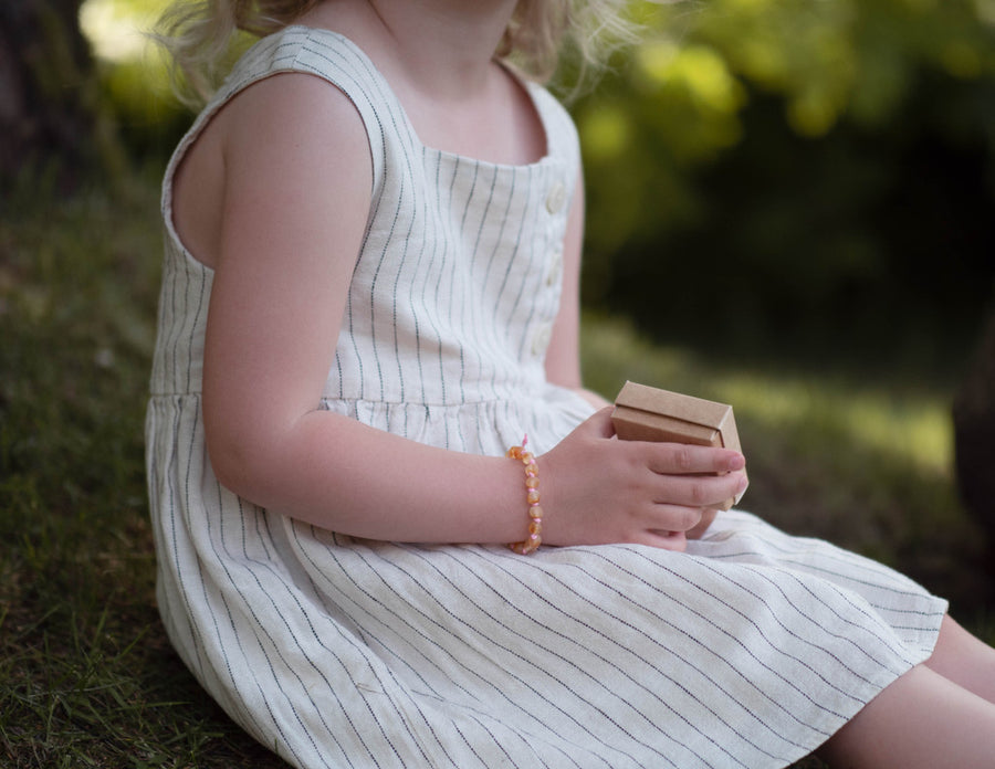 Pulsera de dentición del Ámbar Báltico