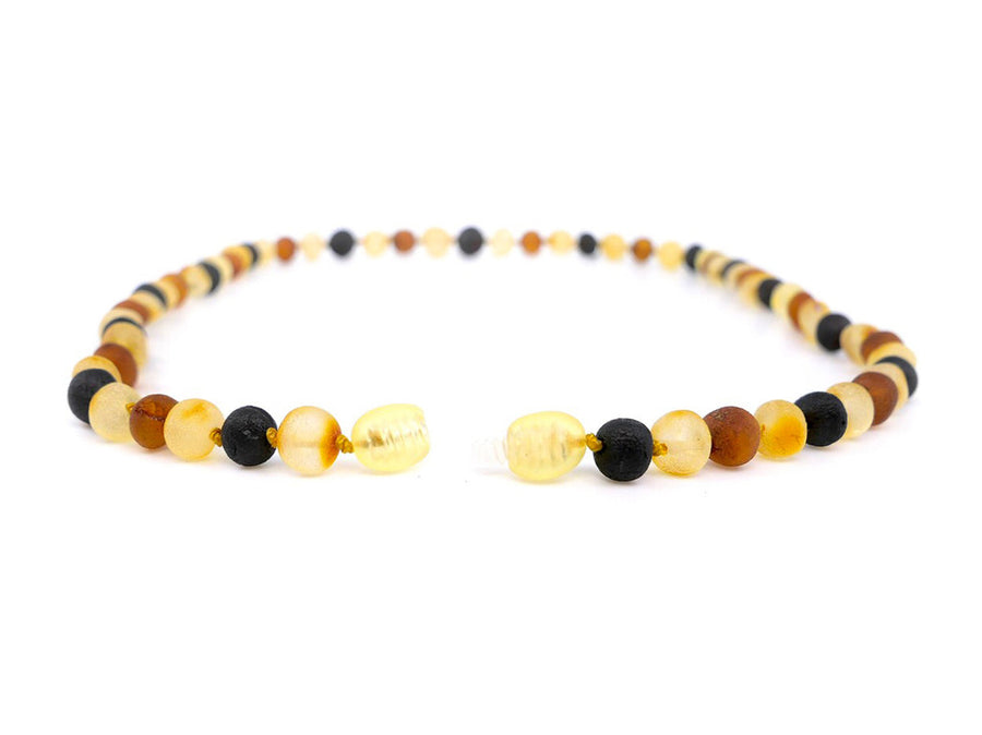 RAW MULTICOLOR ADULT BALTIC AMBER NECKLACE