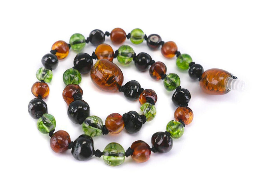 BALTIC AMBER HEALING BRACELET WITH GREEN PERIDOT