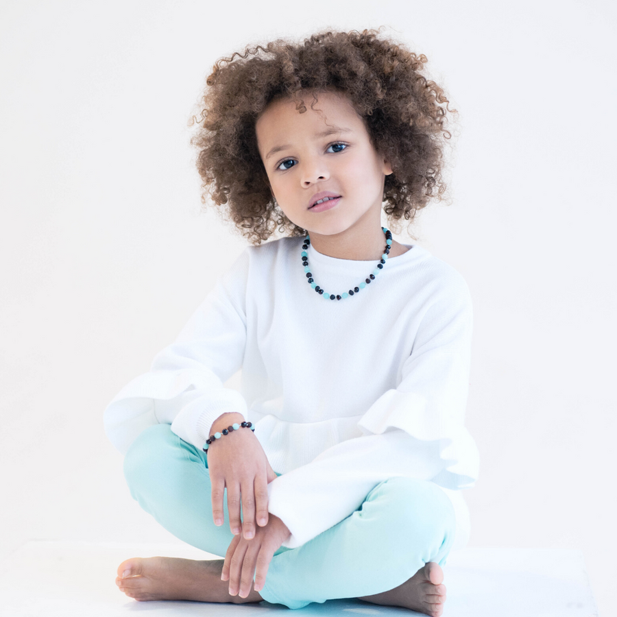 Relieve teething woes with our Baltic Amber kids' bracelet.