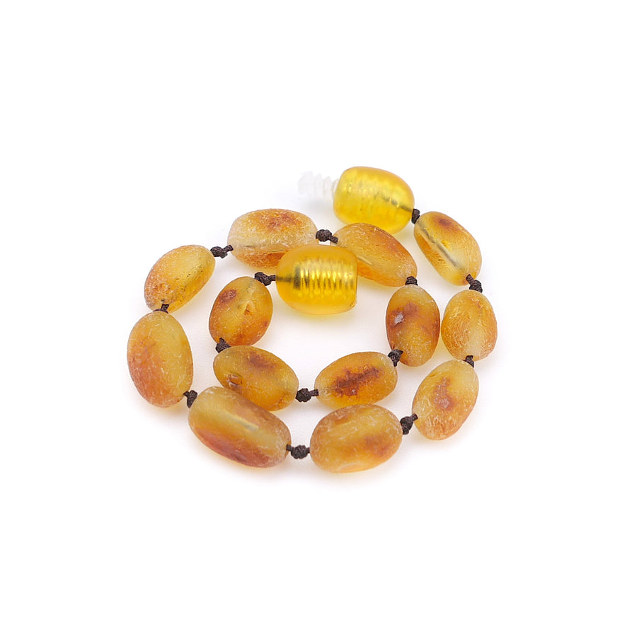 RAW HONEY BALTIC AMBER TEETHING BRACELET / ANKLET